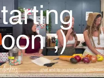 nakedbakers — Take tops off!  (goal 1 of 8) [1500 tokens left] Naked Dinner Party - Cottage Pie!