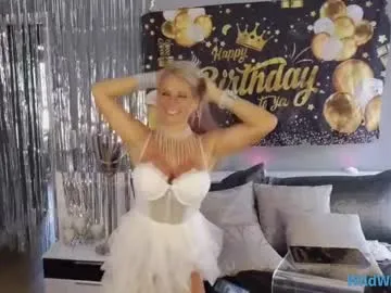 wildwifebarbie — 51rst BIRTHDAY TODAY!! CUM JOIN IN!!  #MILF  #blonde  #CUM #mature #private #chat #roleplay -- Tip Jar Goal: 500 tokens -- At goal, the prize (NAKED ANG) will be performed until the jar empties -- WEL