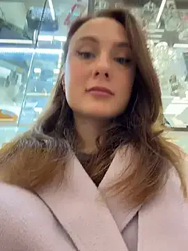 Dina_Tease — Spitting on boobs at  mall